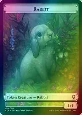 Rabbit Token (04) // Treasure Token (17) [Commander Legends: Battle for  Baldur's Gate: Tokens] [Foil] – Face to Face Games