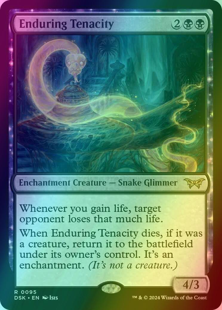 Enduring Tenacity [95] [Duskmourn: House of Horror] [Foil] – Face to Face  Games