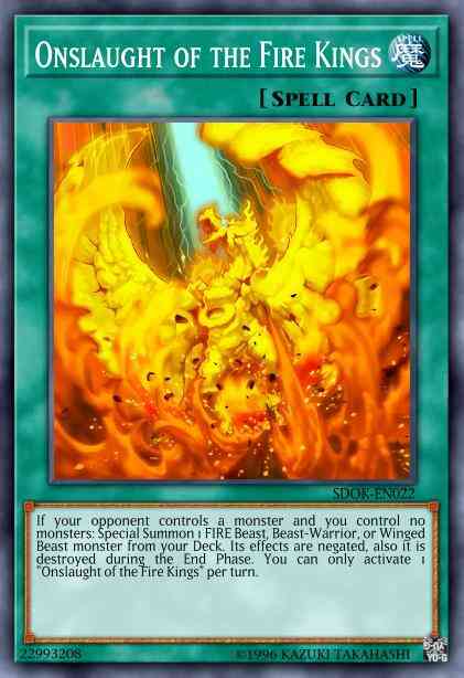 Onslaught of the Fire Kings - HISU-EN055 - Super Rare - 1st Edition
