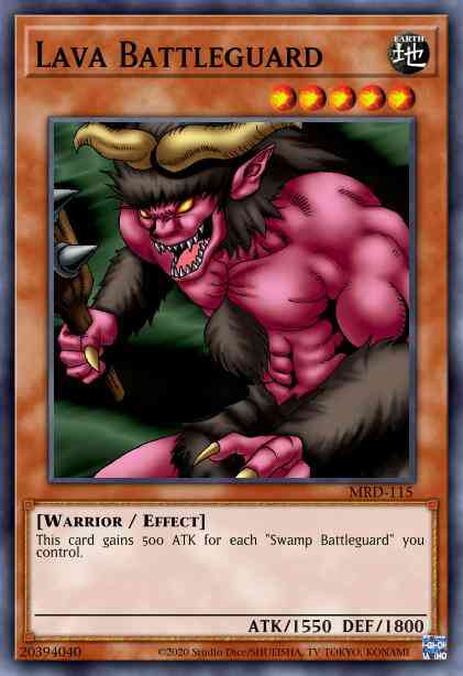 Lava Battleguard - SP15-EN003 - Common - 1st Edition