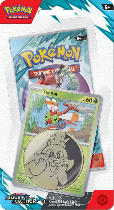 Pokmon TCG: Scarlet & Violet - Journey Together - Blister Pack - Single Booster - Yanma Promo Card Face to Face Games Pokmon TCG: Scarlet & Violet - Journey Together - Blister Pack - Single Booster - Yanma Promo Card Face to Face Games