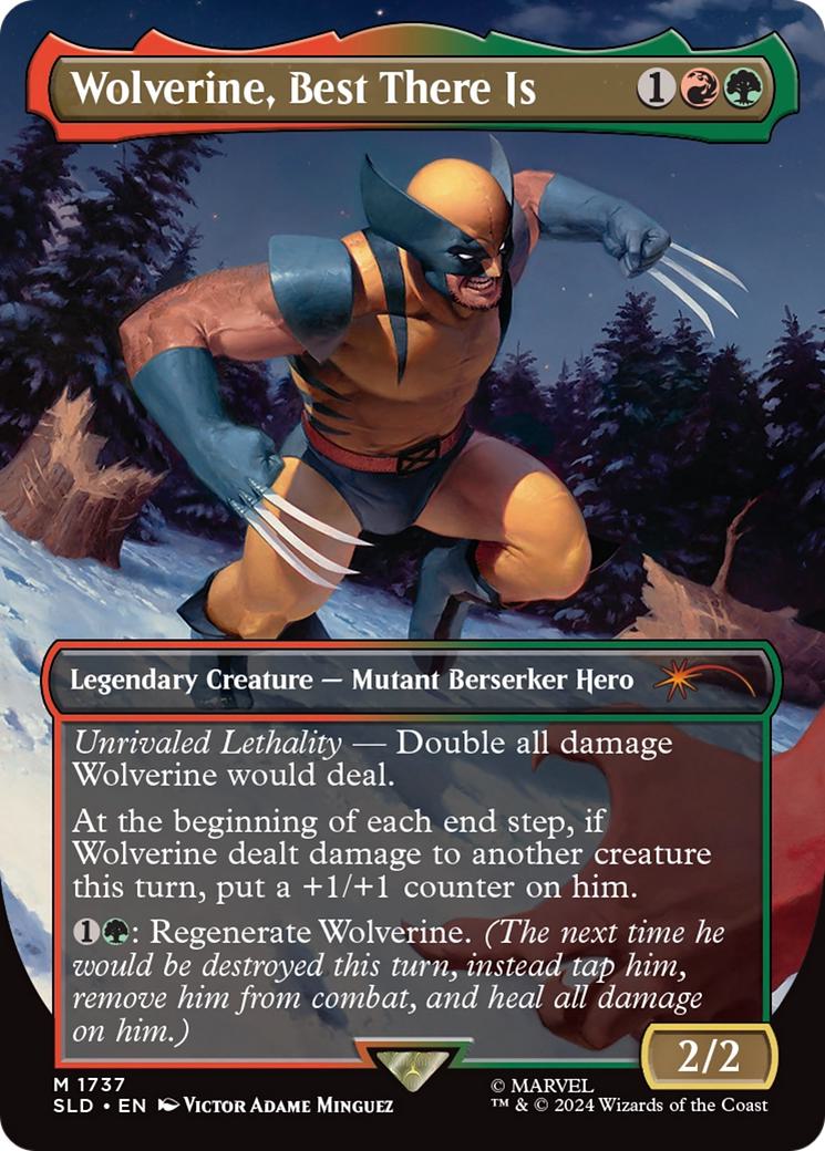 マジック：ザ・ギャザリング MTG Secret Lair x Marvel's Wolverine Wolverine, Best There Is [1737] [Borderless] [Marvel's Wolverine