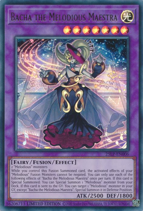 Bacha the Melodious Maestra - 25LP-EN006 - Ultra Rare - Limited