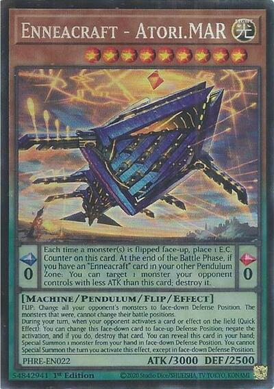 Enneacraft - Atori.MAR - PHRE-EN022 - Collector's Rare - 1st Edition