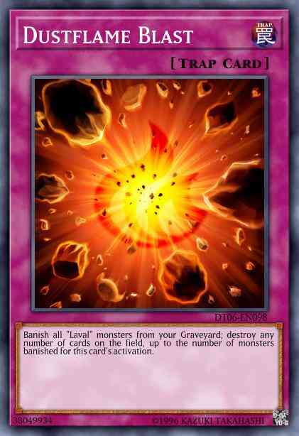 Dustflame Blast - HA06-EN058 - Super Rare - 1st Edition