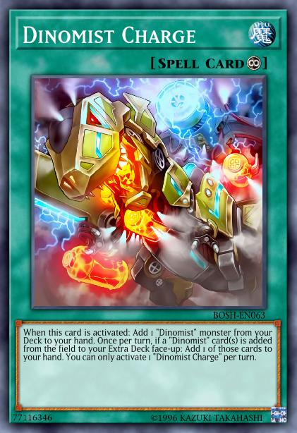 Dinomist Charge - BOSH-EN063 - Common - 1st Edition