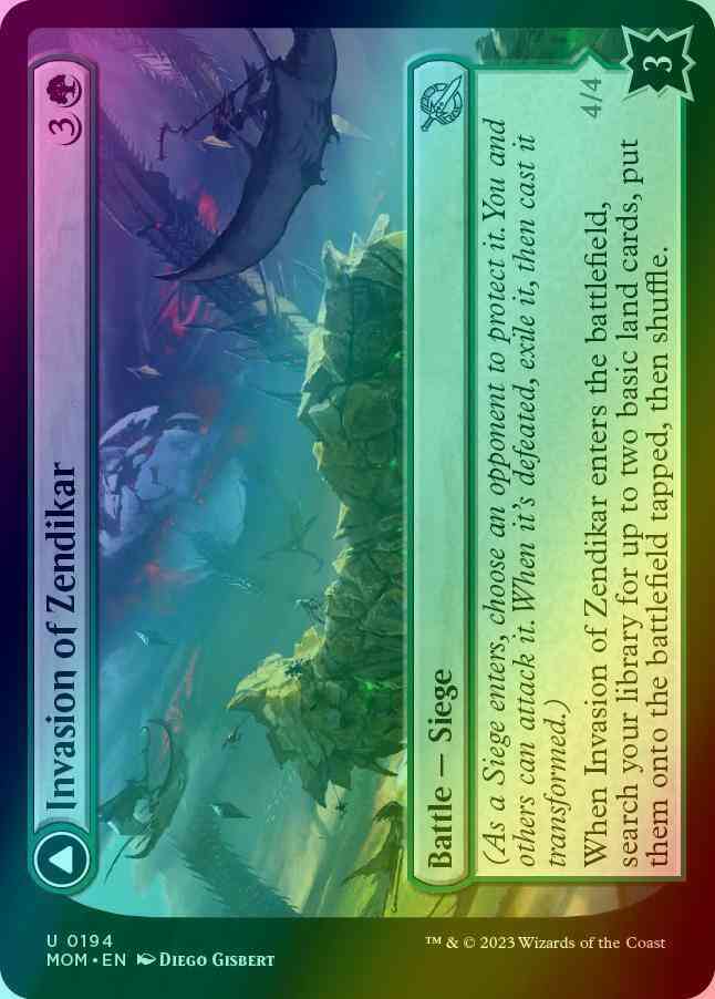 Invasion of Zendikar // Awakened Skyclave [194] [March of the Machine]  [Foil] – Face to Face Games