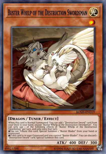 Buster Whelp of the Destruction Swordsman - BOSH-EN019 - Super Rare - Unlimited