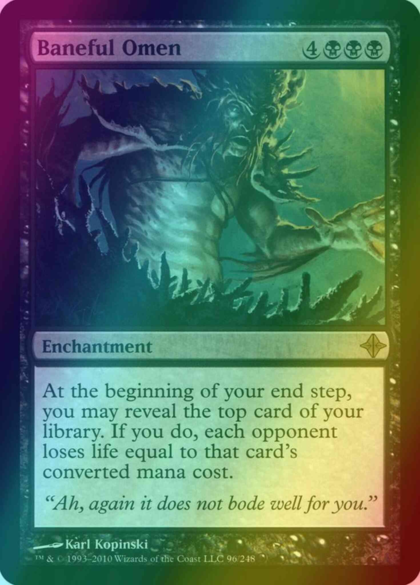 Baneful Omen [96] [Rise Of The Eldrazi] [Foil] – Face to Face Games