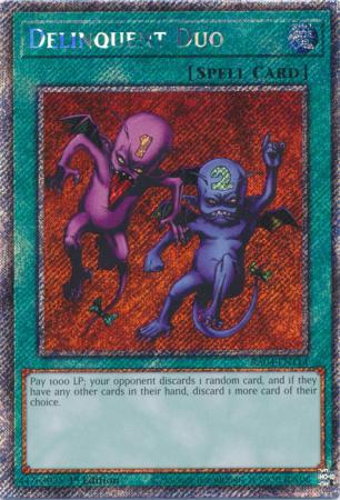 Delinquent Duo - RA04-EN114 - Platinum Secret Rare - 1st Edition
