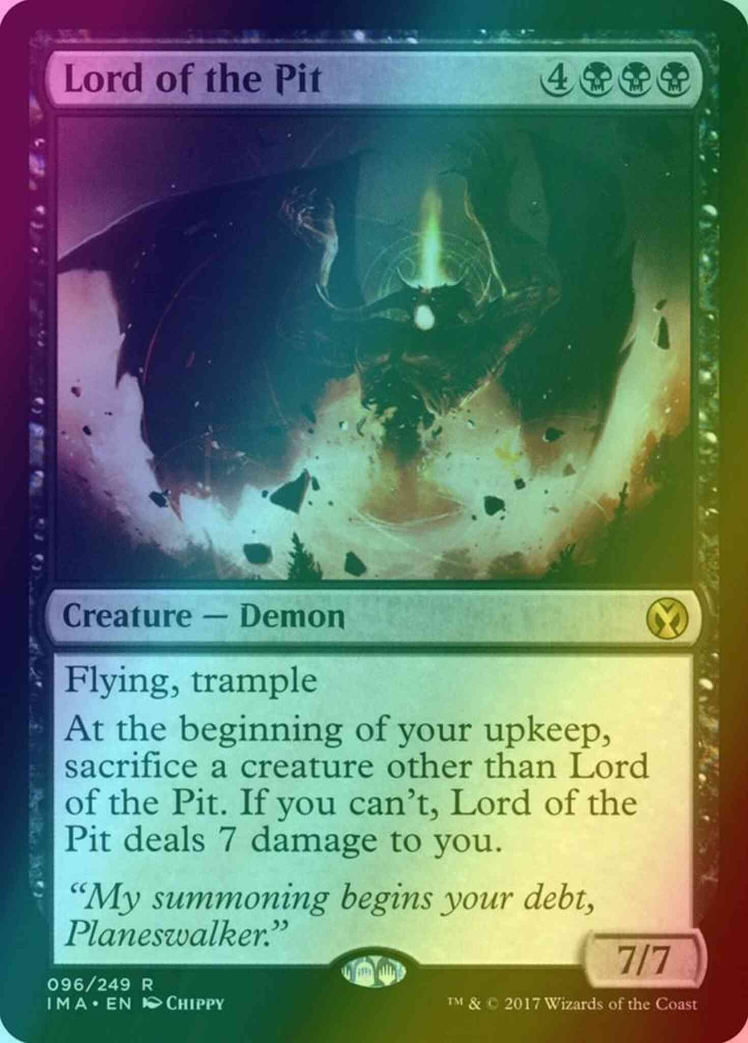 Lord of the Pit [96] [Iconic Masters] [Foil] – Face to Face Games