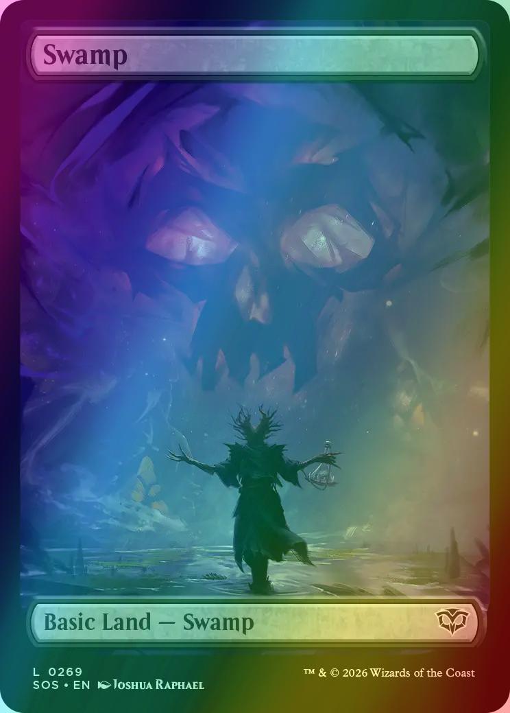 Swamp [269] [Full Art] [Spellcraft Land] [Secrets of Strixhaven