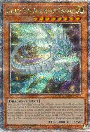 Galaxy-Eyes Afterglow Dragon - RA01-EN017 - Quarter Century Secret Rare - 1st Edition