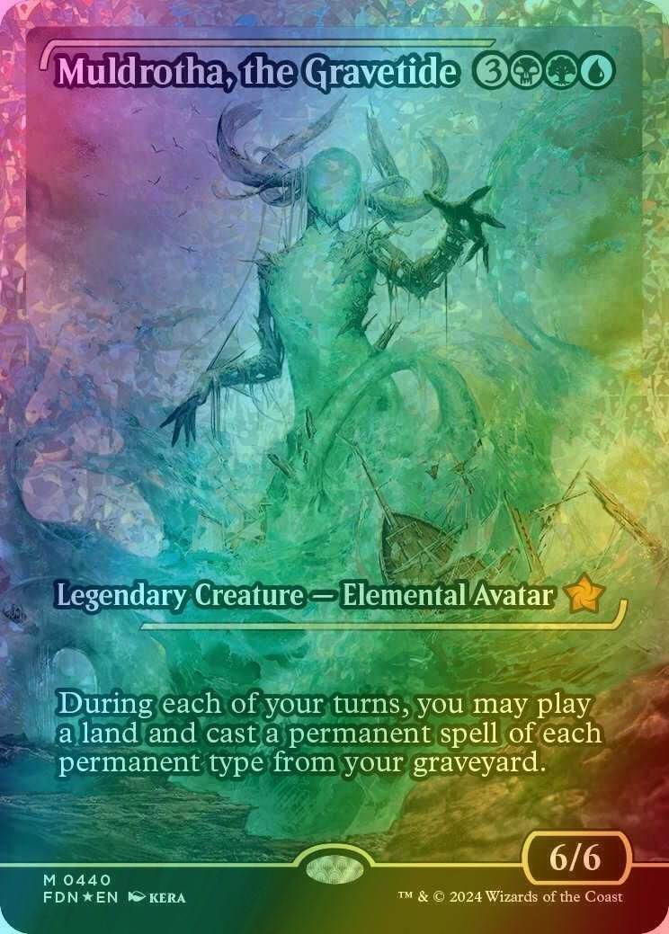 mtg muldrotha commander deck EDH Deck Muldrotha, the Gravetide 100 Magic Cards Custom Deck Graveyard Sultai During each of your turns Crazy Infinite Life Gain Combo