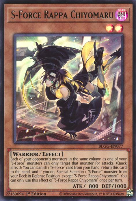 S-Force Rappa Chiyomaru - BLGG-EN077 - Ultra Rare - 1st Edition