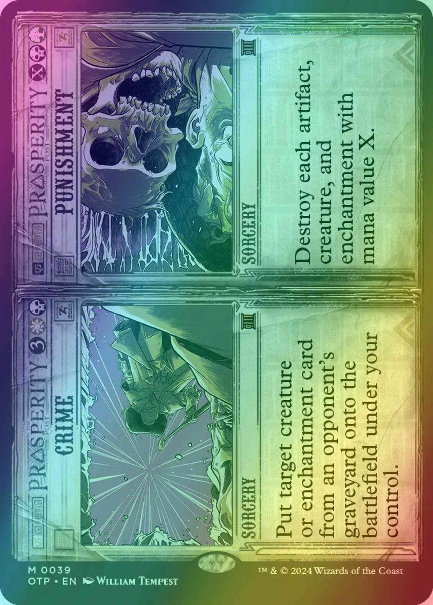Crime // Punishment [39] [Breaking News Showcase] [Breaking News] [Foil] –  Face to Face Games