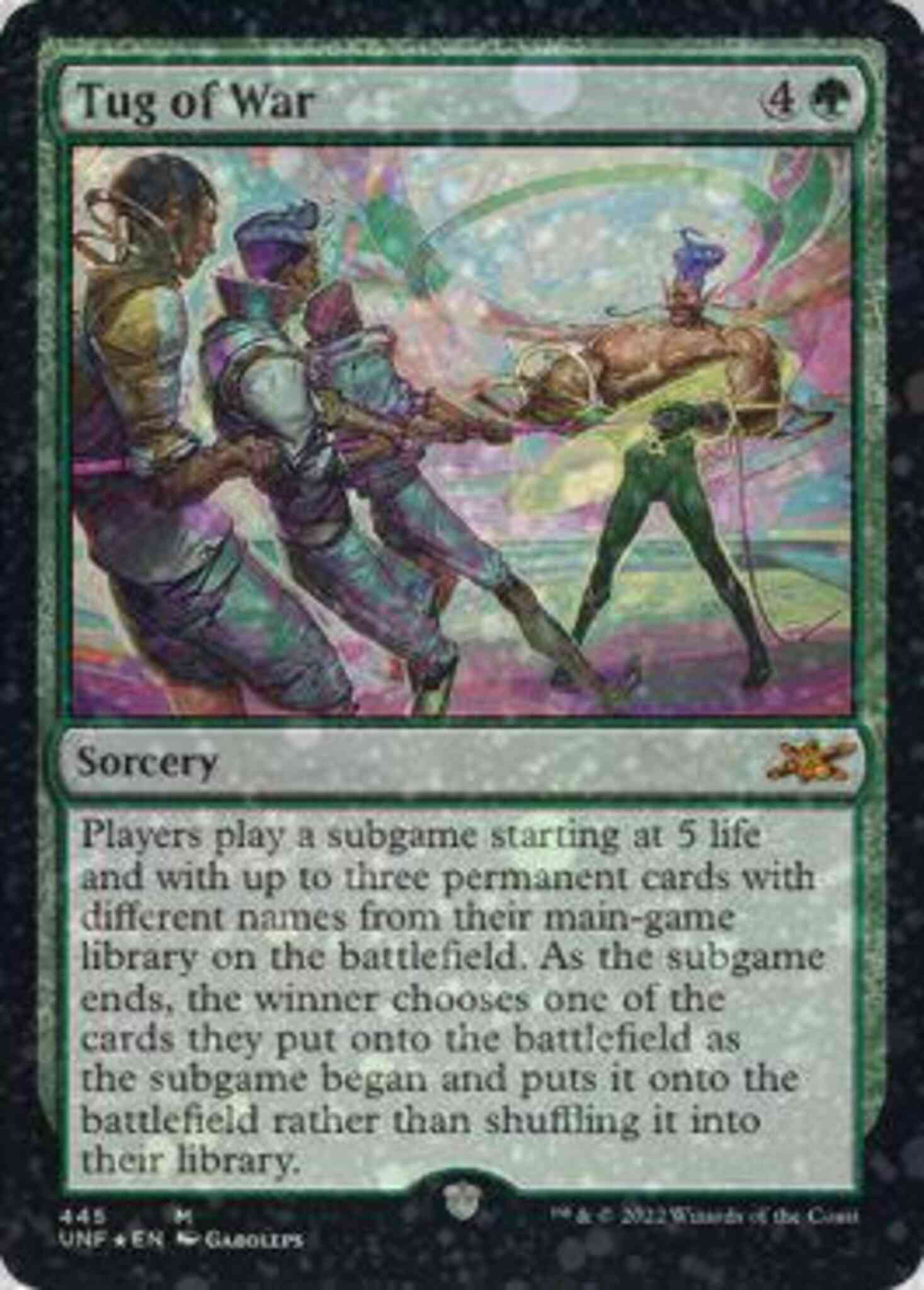 Tug of War [445] [Unfinity] [Galaxy Foil] – Face to Face Games