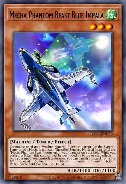 Mecha Phantom Beast Blue Impala - MAGO-EN064 - Rare - 1st Edition