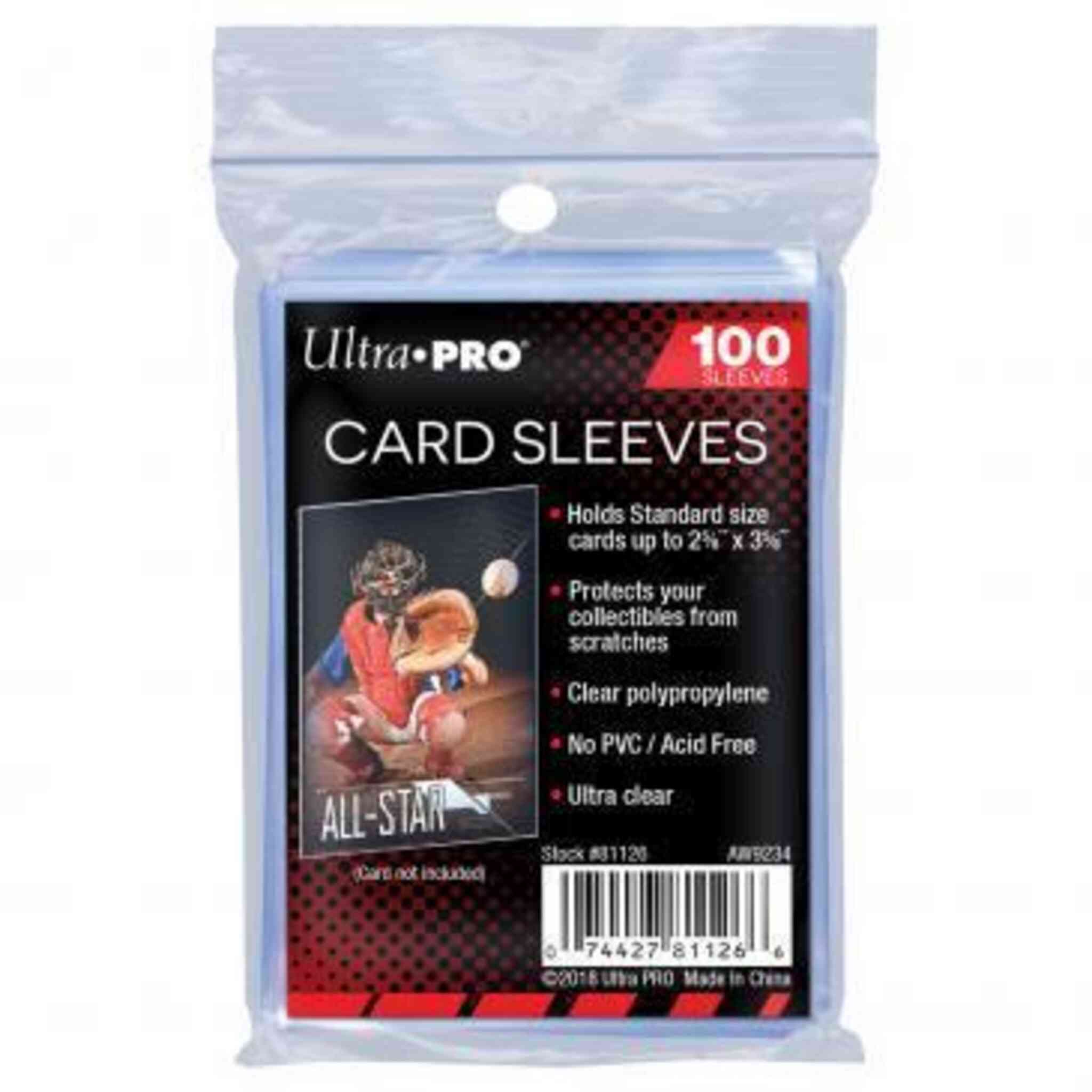 Soft Card Sleeves 100ct - Clear 