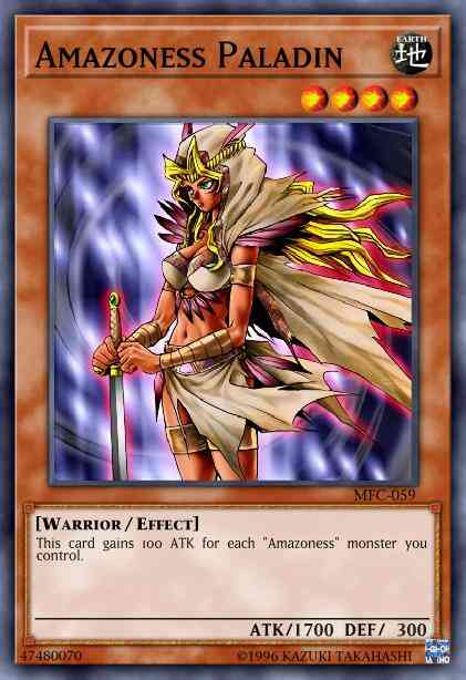Amazoness Paladin - GLD3-EN004 - Common - Limited