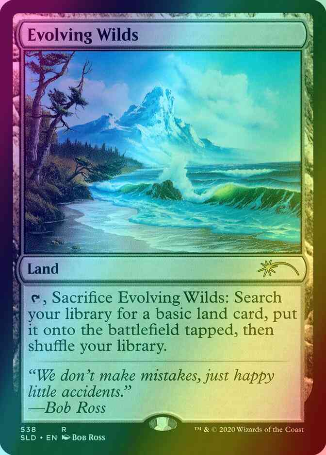 Evolving Wilds [0538] [Bob Ross] [Secret Lair Drop] [Foil] – Face to Face  Games