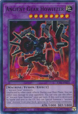 Ancient Gear Howitzer - RA03-EN035 - Super Rare - 1st Edition