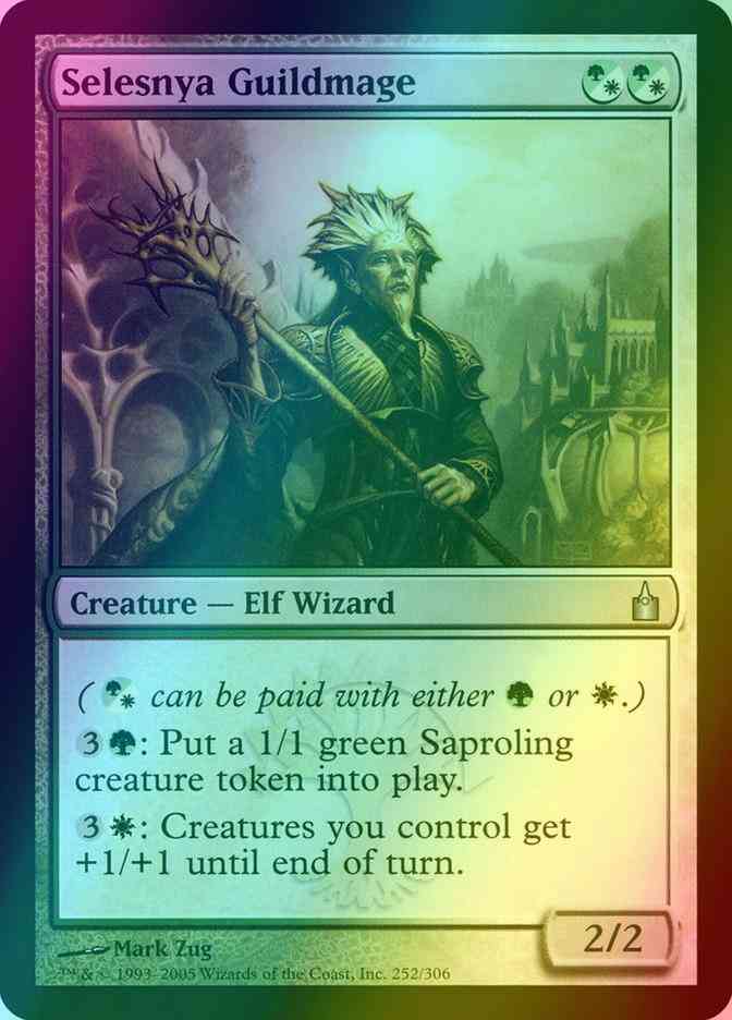 mtg guilds of ravnica selesnya cards Selesnya Guildmage [252] [Ravnica City Of Guilds] [Foil] – Face to Face  Games