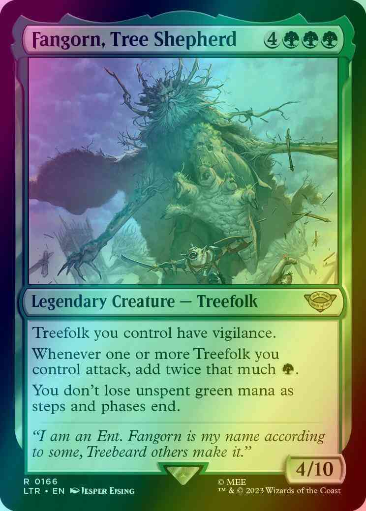 Fangorn, Tree Shepherd [166] [The Lord of the Rings: Tales of Middle-earth]  [Foil] – Face to Face Games