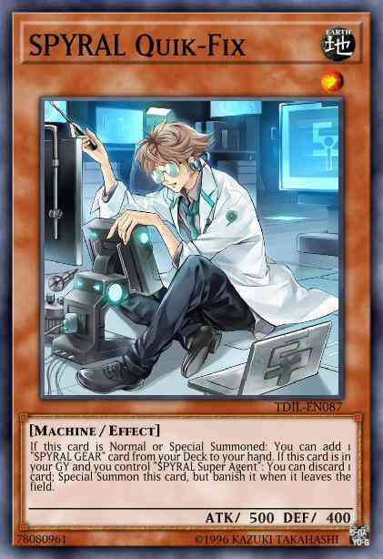 SPYRAL Quik-Fix - TDIL-EN087 - Rare - Unlimited