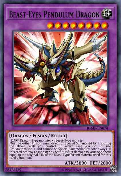 Beast-Eyes Pendulum Dragon - JUMP-EN074 - Ultra Rare - Limited