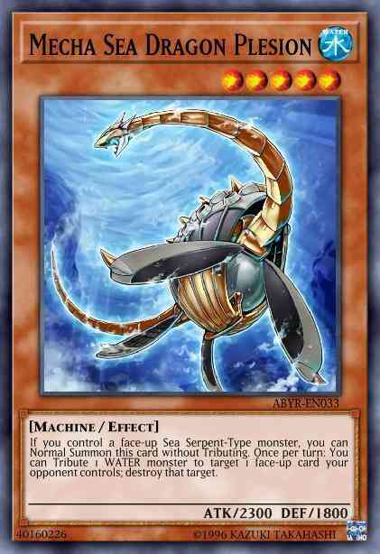 Mecha Sea Dragon Plesion - ABYR-EN033 - Common - 1st Edition