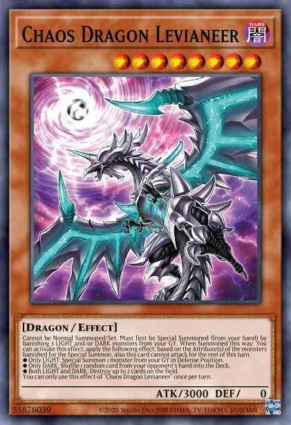 Chaos Dragon Levianeer - MAGO-EN017 - Premium Gold Rare - 1st Edition