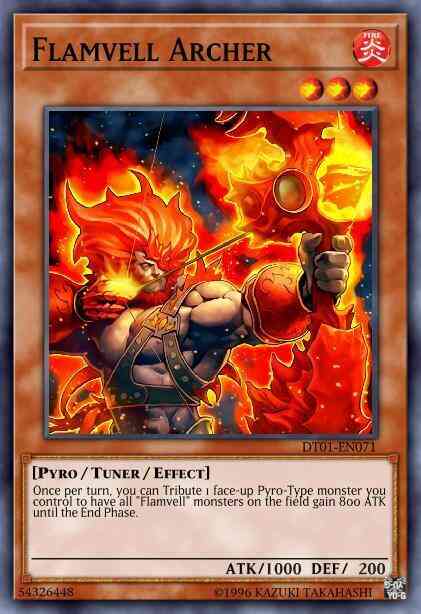 Flamvell Archer - DT01-EN071 - Duel Terminal Normal Parallel Rare - Duel Terminal