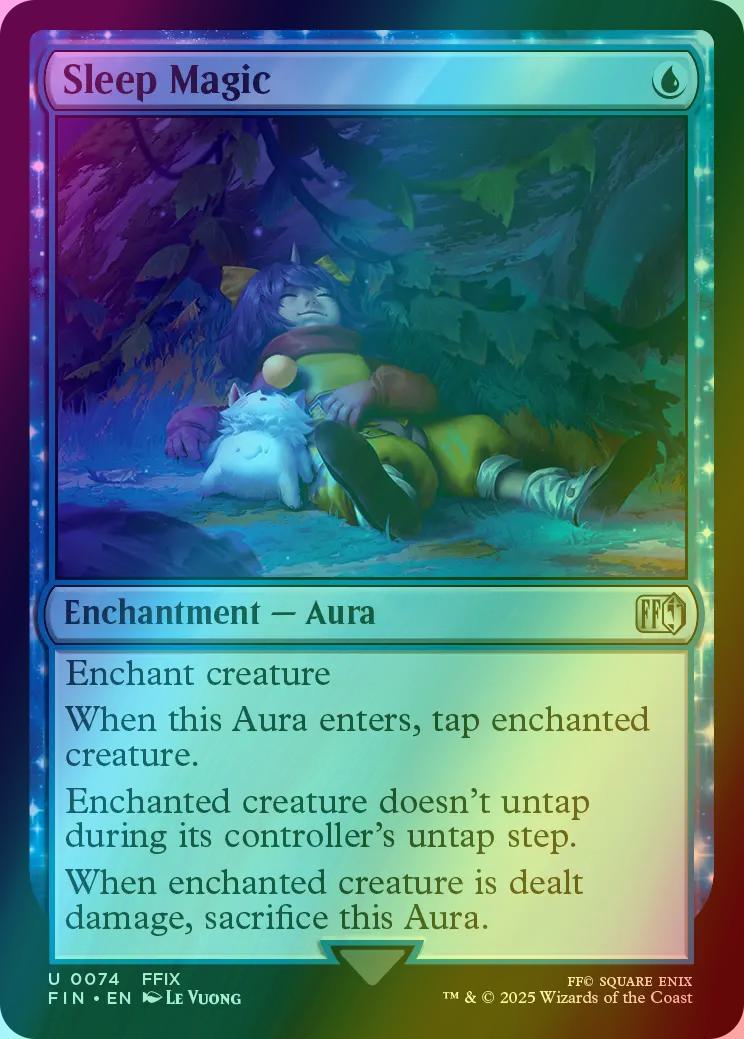 sleep mtg card Sleep Magic [74] [FINAL FANTASY] [Foil] – Face to Face Games