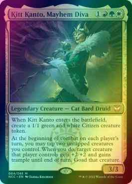 kitt kanto mtg commander deck Streets of New Capenna - When Kitt Kanto enters the battlefield Kitt Kanto, diva du chaos