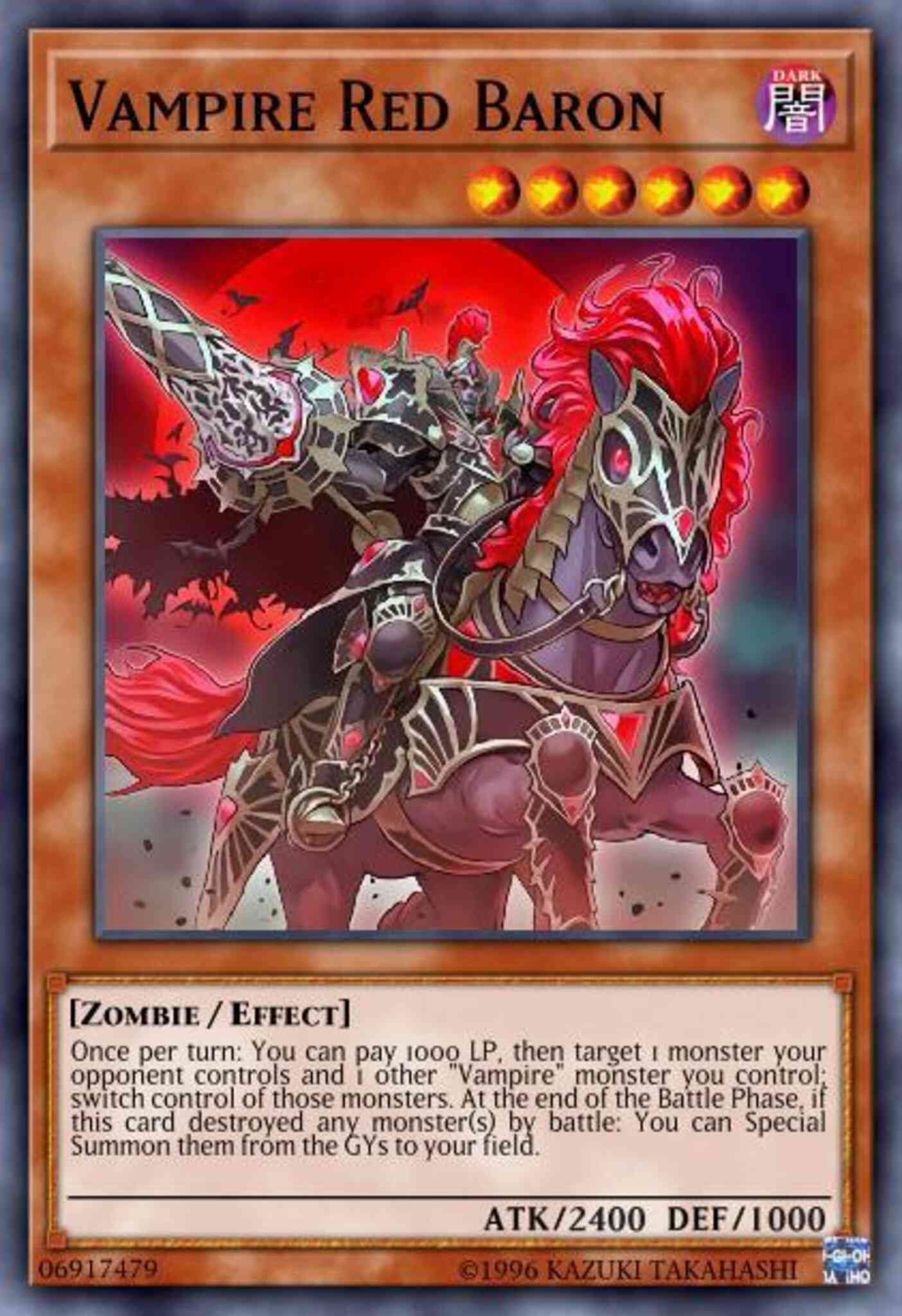 Vampire Red Baron - MP19-EN238 - Common - 1st Edition