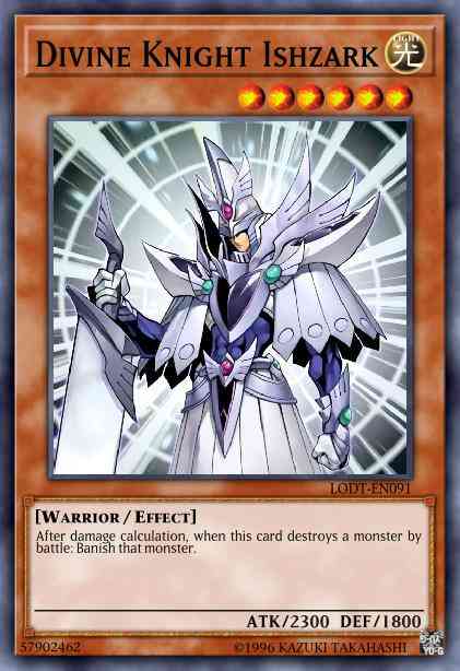 Divine Knight Ishzark - LODT-EN091 - Super Rare - 1st Edition