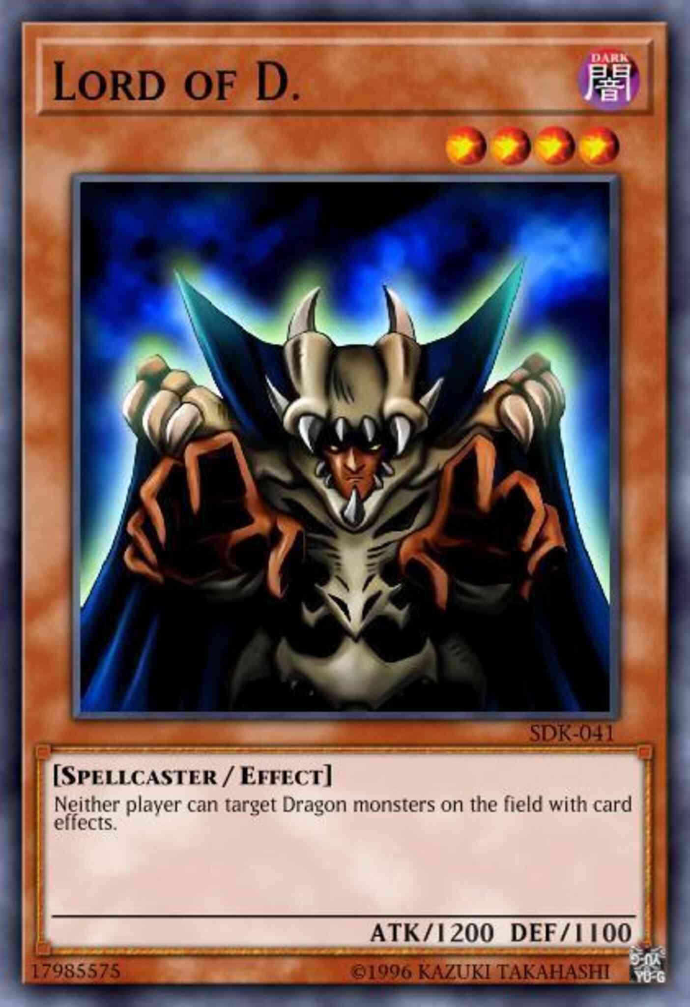Lord of D. (Red) - DL17-EN001 - Rare - Unlimited