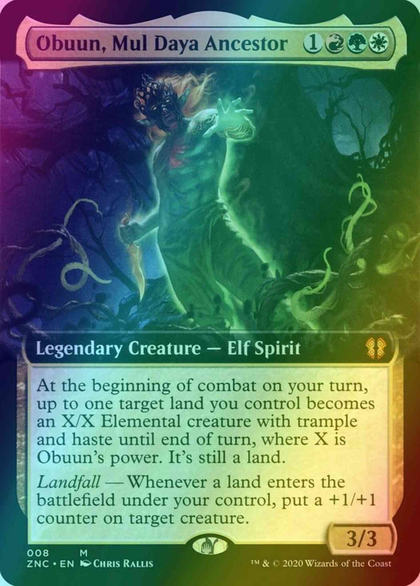 mtg obuun commander deck Obuun, Mul Daya Ancestor [8] [Extended Art] [Zendikar Rising Commander]  [Foil] – Face to Face Games