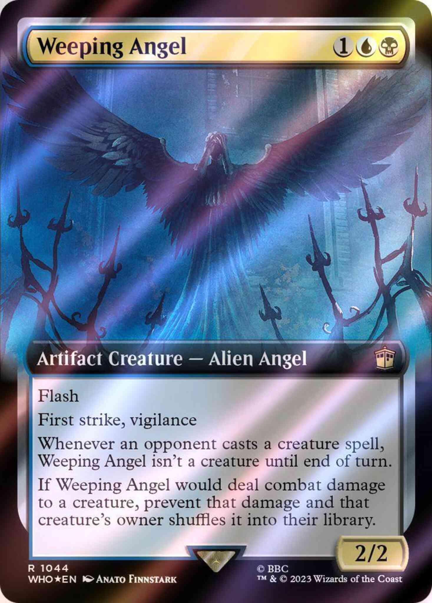 Weeping Angel [1044] [Extended Art] [Universes Beyond: Doctor Who] [Surge  Foil] – Face to Face Games