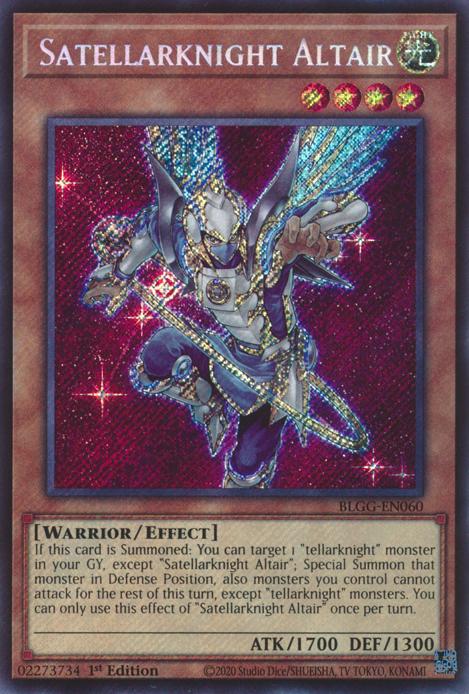 Satellarknight Altair - BLGG-EN060 - Secret Rare - 1st Edition