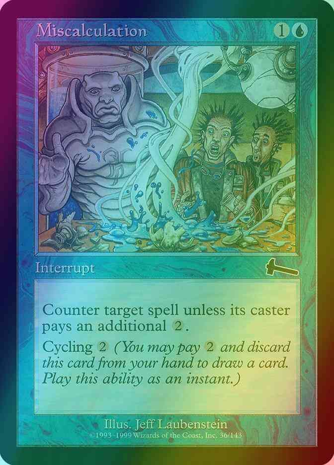 Miscalculation [36] [Urza's Legacy] [Foil] – Face to Face Games