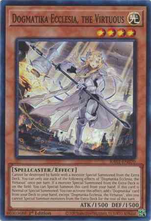 Dogmatika Ecclesia, the Virtuous - RA01-EN020 - Super Rare - 1st Edition