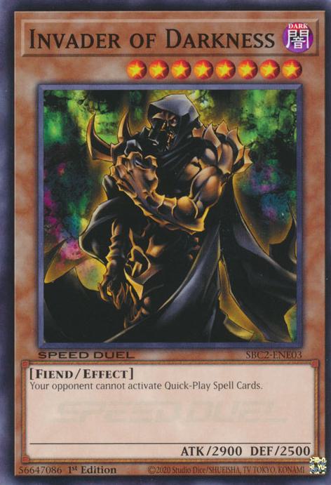 Invader of Darkness - SBC2-ENE03 - Common - 1st Edition