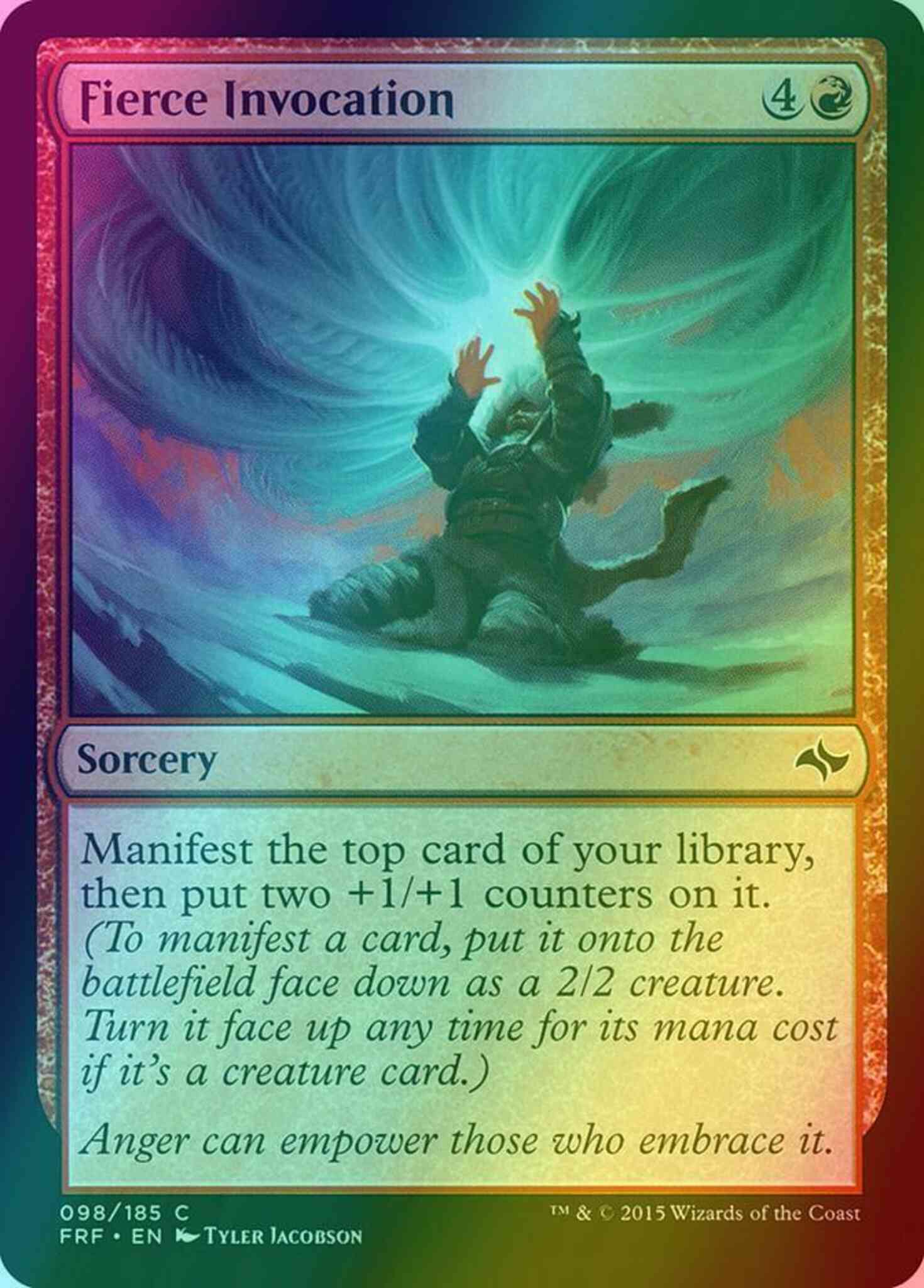 Fierce Invocation [98] [Fate Reforged] [Foil] – Face to Face Games