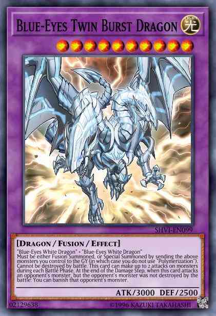 Blue-Eyes Twin Burst Dragon - SHVI-EN099 - Secret Rare - Unlimited