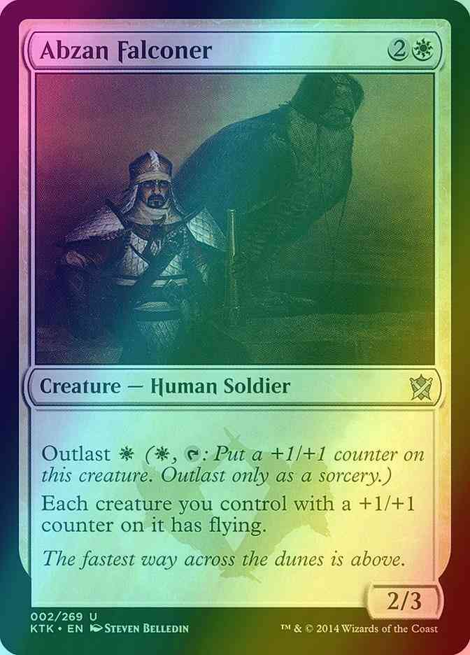 Abzan Falconer [2] [Khans Of Tarkir] [Foil] – Face to Face Games