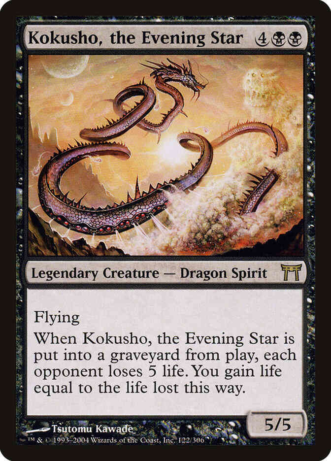 Kokusho, the Evening Star [122] [Champions of Kamigawa] [Non-Foil