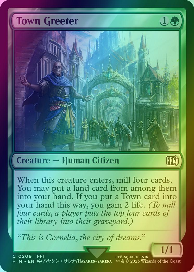 Town Greeter [209] [FINAL FANTASY] [Foil] – Face to Face Games