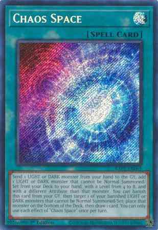 Chaos Space - RA01-EN065 - Secret Rare - 1st Edition